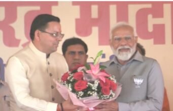 सीएम धामी ने प्रधानमंत्री मोदी का किया आभार व्यक्त