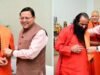 मुख्यमंत्री आवास में सीएम धामी से स्वामी कैलाशानंद गिरि महाराज और स्वामी रविन्द्रपुरी महाराज ने शिष्टाचार भेंट की