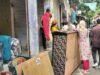 भूधंसाव की चपेट में आया नंदानगर का बैंड बाजार, खतरे की जद में आई 25 दुकानें, 34 परिवार किए शिफ्ट