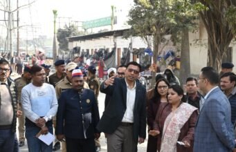 आईएसबीटी क्षेत्र में सख्ती: निकासी गेट का अवैध निर्माण ध्वस्त, चौकी शिफ्ट व यातायात सुधार के निर्देश