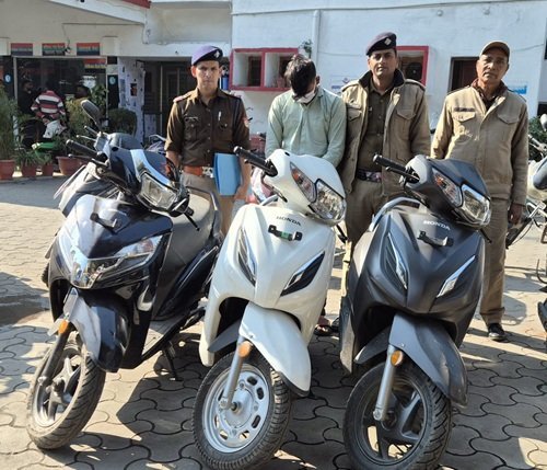 हल्द्वानी-बालाजी मोटर्स’ से एक्टिवा चोरी का खुलासा, युवक गिरफ्तार