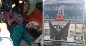 रेड लाइट पर जल्दबाज़ी पड़ी भारी! ग्रीन सिग्नल मिलते ही ट्रक की चपेट में आई महिला, मौत से मचा हड़कंप