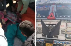 रेड लाइट पर जल्दबाज़ी पड़ी भारी! ग्रीन सिग्नल मिलते ही ट्रक की चपेट में आई महिला, मौत से मचा हड़कंप