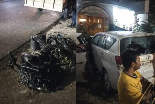 दून में नशे में धुत्त इनोवा चालक का तांडव: बाइक सवार पिता की मौत, बेटा गंभीर, कार घर में घुसी