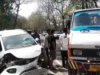 ऋषिकेश-देहरादून हाईवे पर टायर फटने से तीन कारों की टक्कर, सभी सुरक्षित