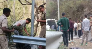 पौड़ी गढ़वाल: चंद्रबदनी मंदिर से लौटते समय कार खाई में गिरी, एक की मौत, पांच घायल