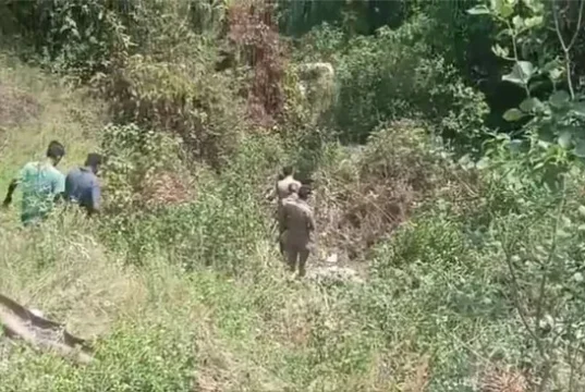 उत्तराखंड में सड़क हादसा: अनियंत्रित कार गहरी खाई में गिरी, एक महिला की मौत,चार घायल
