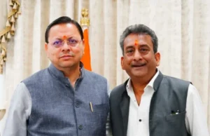 CM धामी से अभिनेता हेमंत पांडे की मुलाकात, कला-संस्कृति पर हुई चर्चा