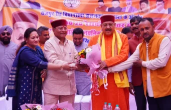 महाराज ने 383.56 लाख की लागत के चन्दरनगर नाले के भूमिगत कार्य का किया लोकार्पण
