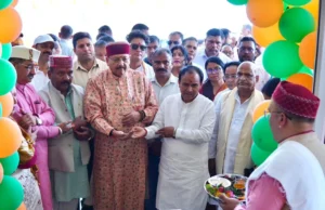 कैबिनेट मंत्री महाराज और धन सिंह ने संयुक्त रूप से किया भाजपा के नव निर्मित जिला कार्यालय भवन का उद्घाटन