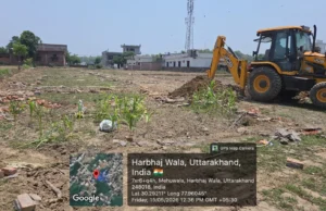 अवैध प्लॉटिंग पर एमडीडीए की सख्त कार्रवाई, तीन बीघा में विकसित की जा रही प्लॉटिंग ध्वस्त