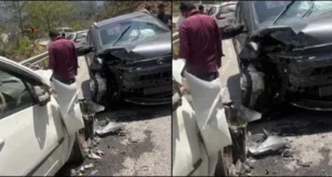 चमोली में बड़ा सड़क हादसा, आमने-सामने भिड़ीं दो कारें