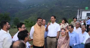 टिहरी में इको पार्क और पर्यटन रोड निर्माण कार्यों का हुआ प्रशासनिक निरीक्षण