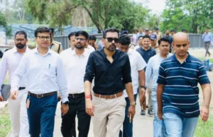 ग्राउंड जीरो पर उतरे DM : राष्ट्रपति दौरे को लेकर ‘आशियाना’ और ’निकेतन’ का किया स्थलीय निरीक्षण, परखीं व्यवस्थाएं