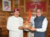 महाराज ने की हिमाचल के राज्यपाल से शिष्टाचार भेंट