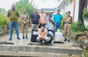 आबकारी विभाग की बड़ी कार्रवाई: देहरादून में 192 पव्वे अवैध विदेशी शराब और 72 केन बीयर बरामद