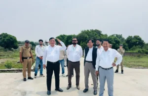 अवैध निर्माणकर्ताओं पर शिकंजा कसने मैदान में उतरे एमडीडीए उपाध्यक्ष बंशीधर तिवारी