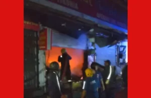 हल्द्वानी: तिकोनिया वाइन शॉप में आग से 8 करोड़ का नुकसान, दमकल ने बड़ी दुर्घटना टाली