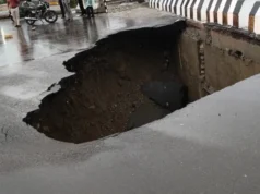 पहली ही बारिश में धंसा 16 करोड़ का नया पुल, देहरादून में निर्माण गुणवत्ता पर उठे बड़े सवाल
