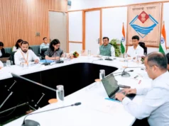 नीति आयोग के सदस्य डॉ एम श्रीनिवास एवं उनकी टीम का मुख्य सचिव आनंद बर्धन ने किया स्वागत, प्रमुख सचिव डॉ आर मीनाक्षी सुंदरम ने राज्य की प्रगति का दिया प्रेजेंटेशन