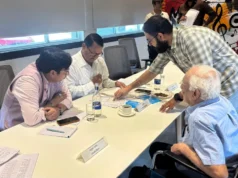 नवें दिन यूनिवर्सिटी ऑफ पेट्रोलियम एंड एनर्जी स्टडीज स्थित सैक्टर 9 में उमड़ी भागीदारी, विकास और पर्यावरण के संतुलन पर जोर