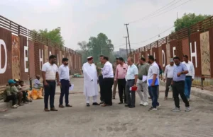 टौंस नदी पर बने पुल के एप्रोच मार्ग धंसने का लोनिवि मंत्री ने लिया संज्ञान