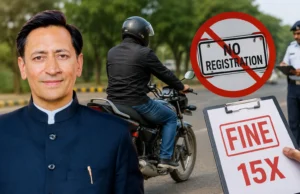बिना रजिस्ट्रेशन सड़कों पर दौड़ रहे दोपहिया वाहनों पर होगी सख्त कार्रवाई, डीलरों पर 15 गुना जुर्माना