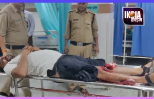 पुलिस पर फायरिंग कर भाग रहे बदमाश के पैर में लगी गोली, दूसरा अंधेरे का फायदा उठाकर फरार