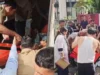 सेंट्रियो मॉल के सामने सर्वे ऑफ इंडिया की दीवार ढही, मलबे में दबकर युवक घायल