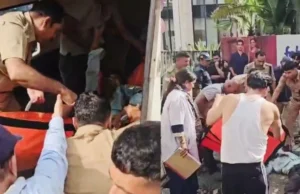 सेंट्रियो मॉल के सामने सर्वे ऑफ इंडिया की दीवार ढही, मलबे में दबकर युवक घायल