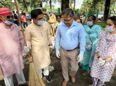माननीय उच्च न्यायालय के आदेश के अनुपालन में IDPL क्षेत्र में चलाया गया वृहद स्वच्छता अभियान