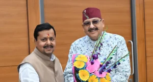 महाराज ने की भाजपा के राष्ट्रीय अध्यक्ष नितिन नबीन से शिष्टाचार भेंट