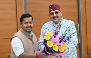 महाराज ने की भाजपा के राष्ट्रीय अध्यक्ष नितिन नबीन से शिष्टाचार भेंट