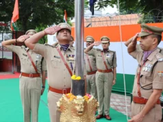 80 वें स्वतंत्रता दिवस के अवसर पर एसएसपी देहरादून द्वारा पुलिस लाइन देहरादून में किया ध्वजारोहण