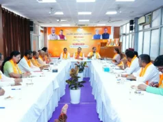 मुख्यमंत्री धामी ने पौड़ी, टिहरी और हरिद्वार लोकसभा क्षेत्रों की ली संगठनात्मक बैठक