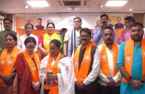 श्रीनगर मेयर समेत 10 पार्षद भाजपा में शामिल
