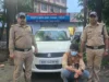 पटेलनगर में फायरिंग का आरोपी चंद घंटों में गिरफ्तार, कार बरामद