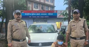 पटेलनगर में फायरिंग का आरोपी चंद घंटों में गिरफ्तार, कार बरामद