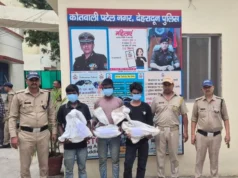 पटेलनगर में चोरी का खुलासा, तीन आरोपी गिरफ्तार