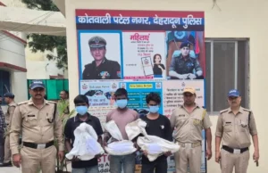 पटेलनगर में चोरी का खुलासा, तीन आरोपी गिरफ्तार