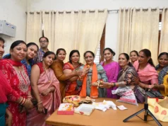 कोटद्वार क्षेत्रवासियों के साथ विधानसभा अध्यक्ष ऋतु खण्डूडी भूषण ने मनाया रक्षा बंधन