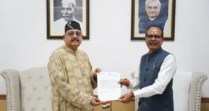 महाराज ने की केंद्रीय कृषि, किसान कल्याण, ग्रामीण विकास मंत्री से शिष्टाचार भेंट