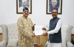 महाराज ने की केंद्रीय कृषि, किसान कल्याण, ग्रामीण विकास मंत्री से शिष्टाचार भेंट