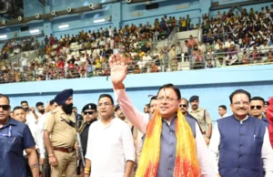 मुख्यमंत्री श्री पुष्कर सिंह धामी ने राष्ट्रीय खेल दिवस पर उत्तराखण्ड राज्य क्रीड़ा विश्वविद्यालय के प्रथम चरण के निर्माण कार्यों का किया शिलान्यास