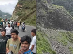 चमोली में बारिश का कहर: दो हाईवे भूस्खलन से बंद, बदरीनाथ-हेमकुंड के यात्री फंसे