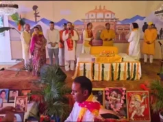 वीर शहीदों की स्मृति को समर्पित श्रीमद् भागवत कथा में पहुंचे महापौर सौरभ थपलियाल