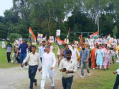 खड़गे के कथित अपमान के विरोध में कांग्रेस का सीएम आवास कूच, हाथीबड़कला में पुलिस ने रोका