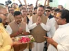 महालक्ष्मी मंदिर में नितिन नबीन ने की पूजा-अर्चना, प्रदेशवासियों की सुख-समृद्धि की कामना