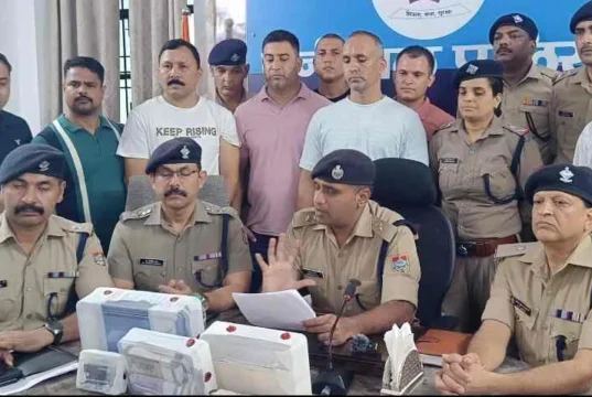 हल्द्वानी में इंटरनेशनल साइबर क्राइम सिंडिकेट का पर्दाफाश, छह आरोपी गिरफ्तार