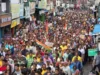 भारी बारिश के बीच बिंदुखत्ता में राजस्व गांव की मांग ने पकड़ा जोर, लालकुआं में उमड़ा जनसैलाब